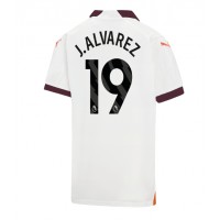 Manchester City Julian Alvarez #19 Bortatröja 2023-24 Korta ärmar